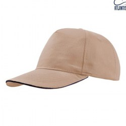 Πεντάφυλλο καπέλο βαμβακερό (Atl Start Five Sandwich) χακί-navy